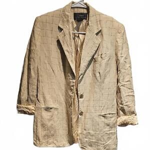 Ralph Lauren Beige Checkered Blazer